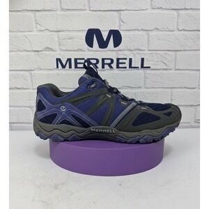 🔥Merrell Women's 💜Siren Edge Hiking Shoes Blue Purple‎ Mesh Trail Sneakers 9.5